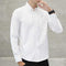 Img 6 - Hong Kong Long Sleeved Korean Trendy Casual Men Shirt Business Men Shirt