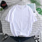 Img 7 - Summer Men Short Sleeve Solid Colored Loose Round-Neck Korean Trendy White Half Sleeved T-Shirt