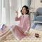 Pyjamas Women Princess Dress Adult Long Sleeved Pajamas Student Adorable Loungewear Sleepwear