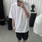 Img 2 - Solid Colored Short Sleeve T-Shirt Men Trendy Korean  Casual Loose Round-Neck Tops T-Shirt