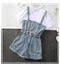 IMG 102 of Jumper Sets Women Trendy Loose Korean Strap Shorts Slim Look