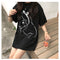 IMG 115 of kumayesShort Sleeve Student insTops Summer Women Cartoon Pattern Short T Korean Round-Neck Loose T-Shirt