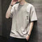 Img 1 - Men Short Sleeve T-Shirt Summer Trendy Korean Loose  Plus Size Green Cadet