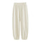 Img 6 - Cotton Blend Lantern Pants Women Summer Loose High Waist Drape Line Harem Casual Thin Carrot Jogger