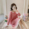 Pyjamas Women Princess Dress Adult Long Sleeved Pajamas Student Adorable Loungewear Sleepwear