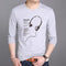 Long Sleeved T-Shirt Tops Cotton Trendy Round-Neck Matching Sweatshirt Outerwear