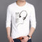 Long Sleeved T-Shirt Tops Cotton Trendy Round-Neck Matching Sweatshirt Outerwear