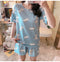 Pajamas Women Summer Loose Sweet Look Adorable Student Short Sleeve Shorts Outdoor Korean Loungewear Sets Sleepwear