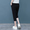 Img 3 - Women Summer All-Matching Loose High Waist Slim Look Korean Trendy Student Three Quarter Casual Pants