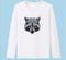 Long Sleeved T-Shirt Tops Cotton Trendy Round-Neck Matching Sweatshirt Outerwear