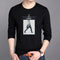 Long Sleeved T-Shirt Tops Cotton Trendy Round-Neck Matching Sweatshirt Outerwear