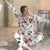 Pajamas Women Cotton Long Sleeved Korean Plus Size Cardigan Loungewear Sets Summer Sleepwear