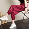 Img 6 - Plus Size Pound Harem Pants Women Summer Korean High Waist Loose Lantern Casual Wide Leg Ankle-Length