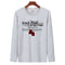 Img 5 - Long Sleeved T-Shirt Tops Cotton Trendy Round-Neck Undershirt Sweatshirt