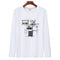 Long Sleeved T-Shirt Tops Cotton Trendy Round-Neck Matching Sweatshirt Outerwear