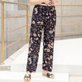 Img 12 - Summer Wide Legged Pants Plus Size Loose Casual Anti Mosquito Women Ankle-Length Mom Ice Silk Pants