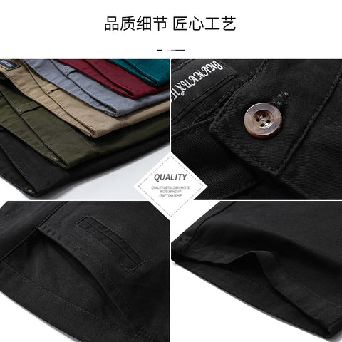 Img 4 - Men Summer Cotton Loose Plus Size Outdoor Casual Shorts Trendy Breathable knee length Beach