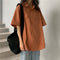 Summer Student Korean Vintage Hong Kong Short Sleeve Blouse Loose Japanese Cargo Shirt Tops ins Outerwear