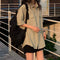 IMG 107 of Summer Student Korean Vintage Hong Kong Short Sleeve Blouse Loose Japanese Cargo Shirt Tops ins Outerwear