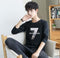 Long Sleeved T-Shirt Tops Cotton Trendy Round-Neck Matching Sweatshirt Outerwear