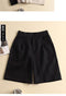 IMG 108 of Korean Shorts Women Cotton Pants Loose High Waist Slim Look Plus Size Wide Leg Casual Bermuda Shorts