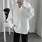 Img 3 - White Korean Shirt Men insTrendy Lazy Loose Student Handsome Long Sleeved Fairy Look Men Shirt