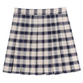 Img 5 - Pleated Short Plus Size Women High Waist A-Line Student Anti-Exposed Chequered Mid-Length Skirt