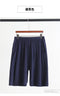 IMG 112 of Men Sporty Casual knee length Shorts Summer Home Loose Solid Colored Mid-Length Shorts