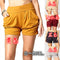 Img 8 - Europe Popular Solid Colored High Waist Fold Pocket Trendy Casual Women Upsize Shorts