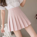 Img 13 - Korean Chequered Skirt A-Line Vintage High Waist Slim Look Chic Hip Flattering Women Skirt