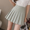 Img 15 - Korean Chequered Skirt A-Line Vintage High Waist Slim Look Chic Hip Flattering Women Skirt