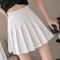Img 7 - Pleated Short Plus Size Women High Waist A-Line Student Anti-Exposed Chequered Mid-Length Skirt