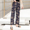 Img 10 - Summer Wide Legged Pants Plus Size Loose Casual Anti Mosquito Women Ankle-Length Mom Ice Silk Pants
