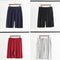 Img 2 - Men Sporty Casual knee length Shorts Summer Home Loose Solid Colored Mid-Length