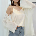 Img 3 - Silk Strap Women Sexy Sleeveless Tops Summer Loose Outdoor Popular Suits Tank Top INS Camisole