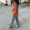 IMG 114 of Summer Student Korean Vintage Hong Kong Short Sleeve Blouse Loose Japanese Cargo Shirt Tops ins Outerwear