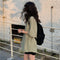 IMG 109 of Summer Student Korean Vintage Hong Kong Short Sleeve Blouse Loose Japanese Cargo Shirt Tops ins Outerwear