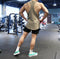 IMG 111 of Muscle Trendy Korean Modal Cotton Sporty Tank Top Men Loose Undershirt Fitness Sleeveless T-Shirt Tank Top