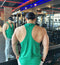 IMG 127 of Muscle Trendy Korean Modal Cotton Sporty Tank Top Men Loose Undershirt Fitness Sleeveless T-Shirt Tank Top