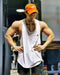 IMG 110 of Muscle Trendy Korean Modal Cotton Sporty Tank Top Men Loose Undershirt Fitness Sleeveless T-Shirt Tank Top