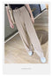 IMG 124 of Ice Silk Wide Leg Pants Women Summer High Waist Plus Size Floor Length Long Elastic Trendy Casual Pants