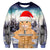 Europe Popular Muscle Pullover Christmas Matching Trendy Loose Sweatshirt Outerwear