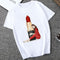 IMG 108 of Popular Red Lips Personality Printed Trendy Sexy T-Shirt Women Summer Short Sleeve Round-Neck Undershirt T-Shirt