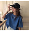 IMG 105 of Summer Trendy All-Matching Popular cecPopular T-Shirt Women Short Sleeve Korean Student Tops T-Shirt