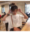 IMG 115 of Summer Trendy All-Matching Popular cecPopular T-Shirt Women Short Sleeve Korean Student Tops T-Shirt