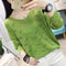 Img 4 - Korean See Through  Women V-Neck Loose Long Sleeved Thin Outdoor Tops Sweater