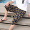 Summer Travel Pants Men Women Inspired Korean Shorts Cotton Blend Plus Size Color Lantern Shorts