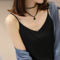 Img 2 - Silk Strap Women Sexy Sleeveless Tops Summer Loose Outdoor Popular Suits Tank Top INS Camisole