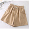 IMG 127 of Popular High Waist Shorts Women Summer Outdoor All-Matching Slim Look Loose Casual Wide Leg A-Line Hot Pants Shorts
