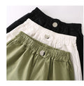 IMG 110 of Popular High Waist Shorts Women Summer Outdoor All-Matching Slim Look Loose Casual Wide Leg A-Line Hot Pants Shorts